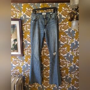 Frame Le High Flare Destroyed 34" Inseam